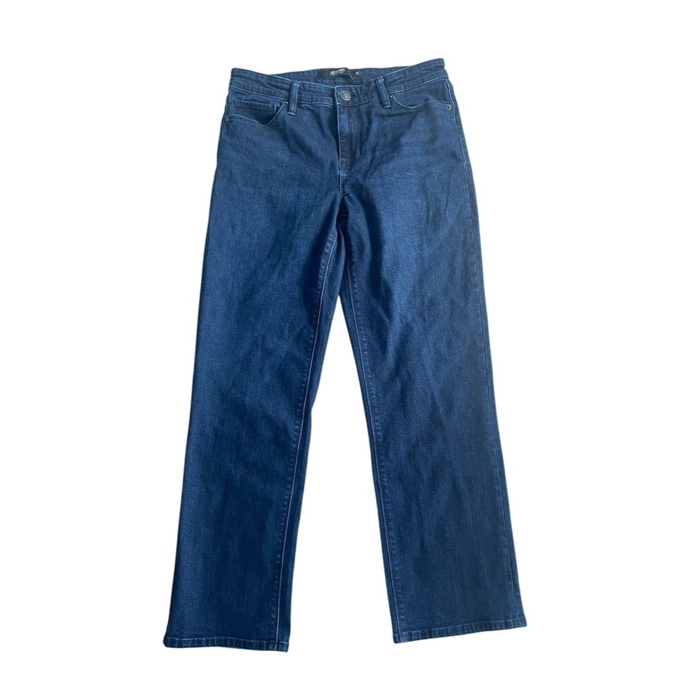 Hudson Women Blue Wash Straight Leg Jeans Sz 10 Stretch Work Comfort